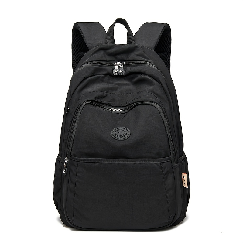 TEMU Large Capacity Women's New Style Versatile Casual Backpack Made Of Oxford Cloth, With A Computer Compartment Inside, Suitable For Middle School