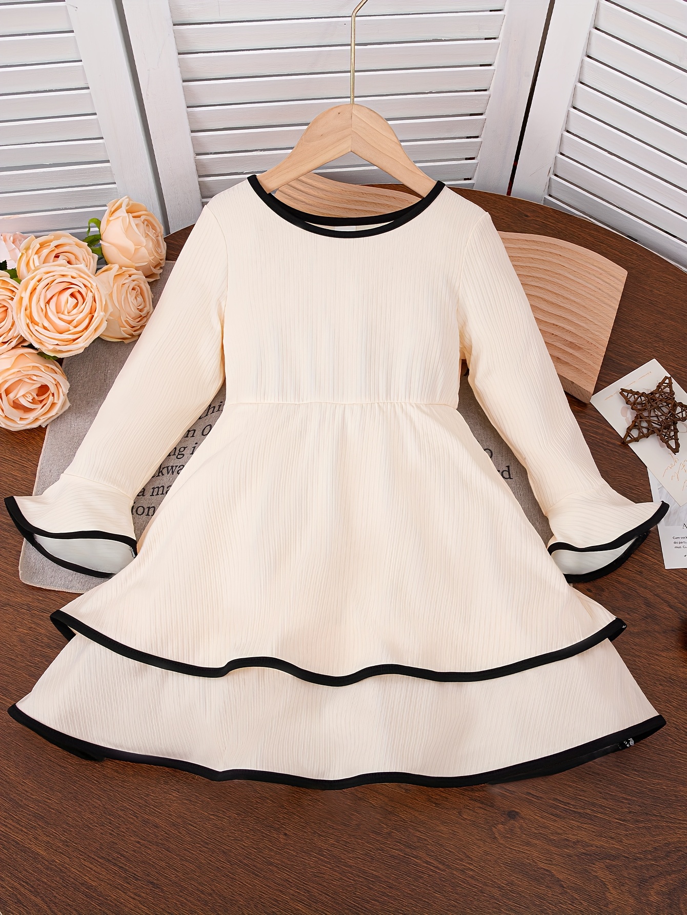 long sleeve dresses for toddler girls sold on Temu United States
