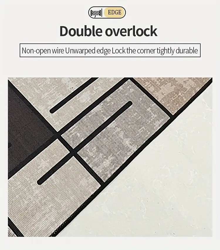 1 diamond fleece non slip water absorbent mat made of 100 polyester machine washable for living room bedroom kitchen bathroom patio home decor outdoor decor Product details 5