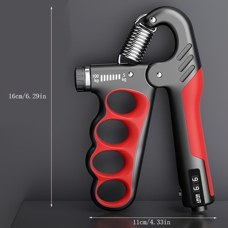 1pc Adjustable Mechanical Grip Strengthener Hand Power Chain Gripper