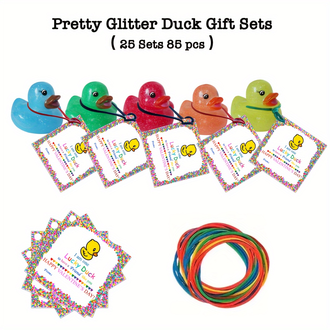 Glitter Stickers Hearts - Lucky Duck Toys
