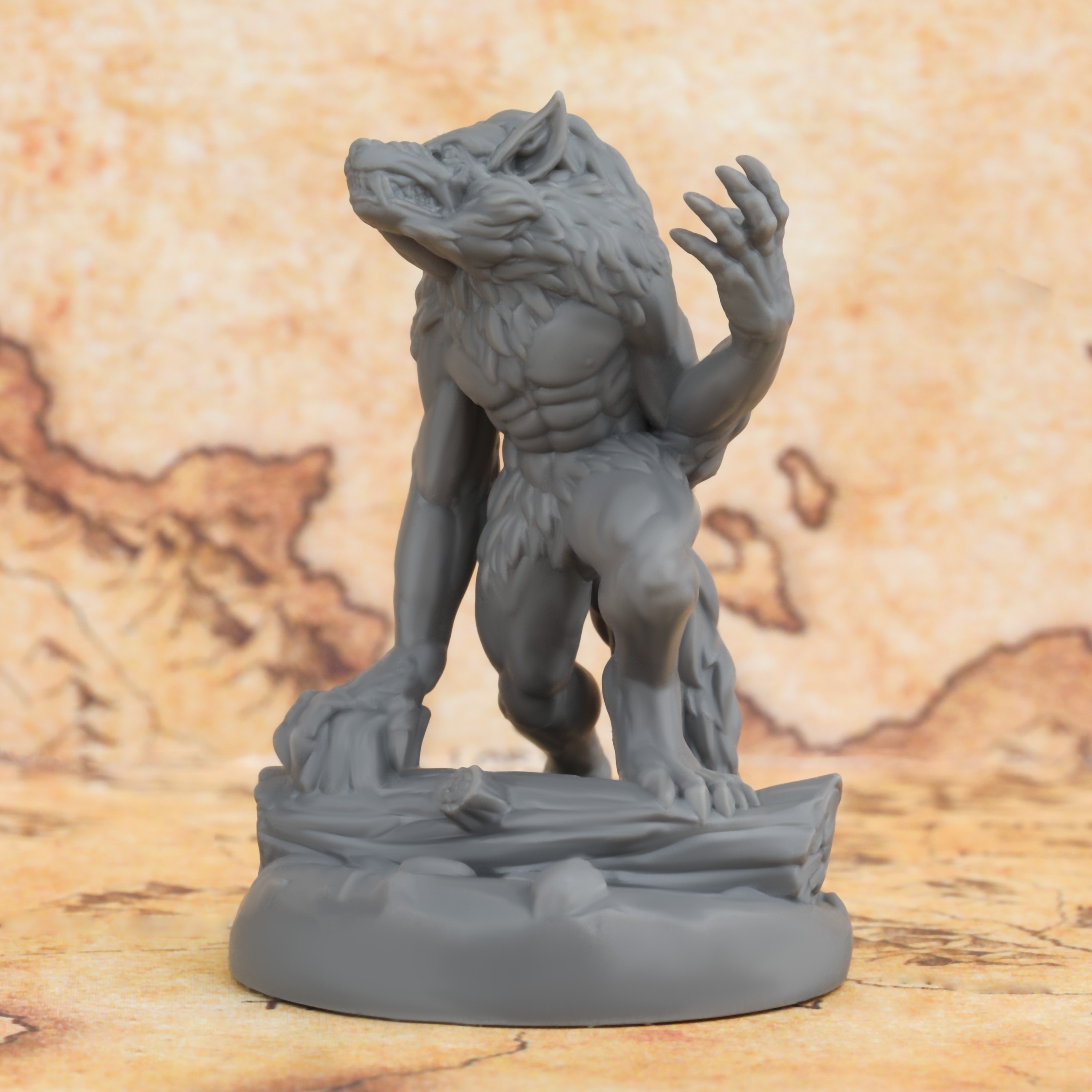 32mm Role Playing Game Miniatures - Werewolf Rpg Miniature, Perfect ...