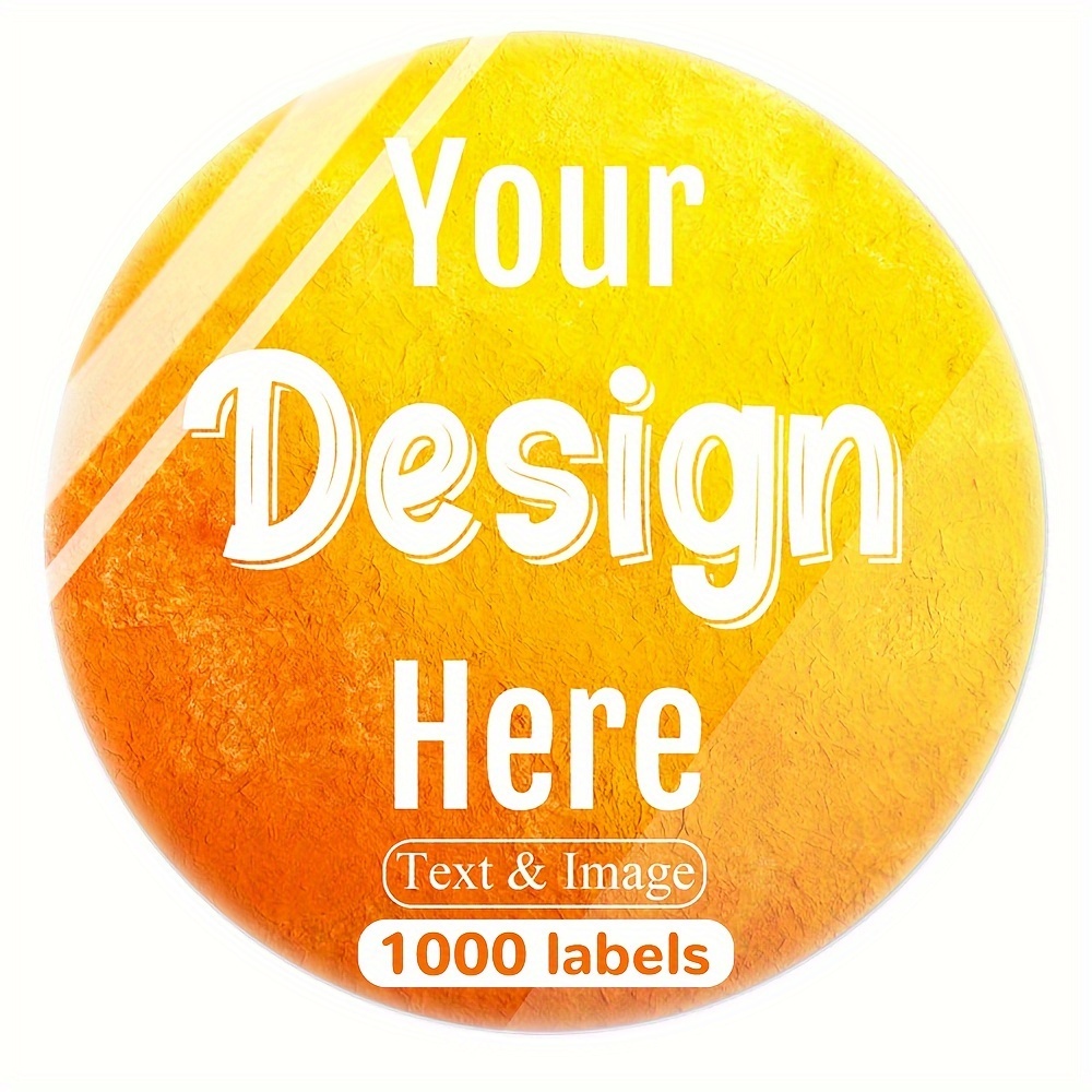 

1000pcs - Personalize , & | For , & | Round Labels