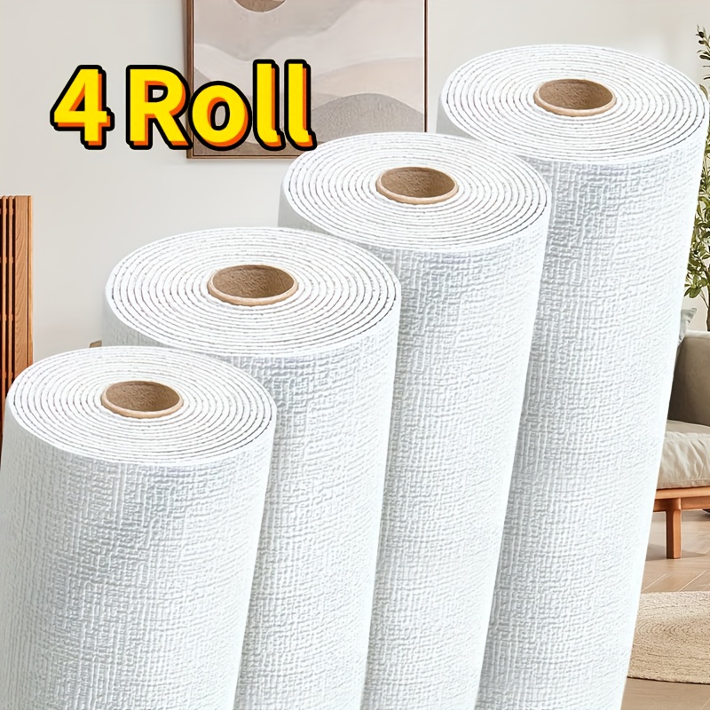 4 rolls 3d foam wallpaper stickers self     panels textured   renovation wall stickers peel and   to clean and cut suitable for living room kitchen bedroom   office decoration