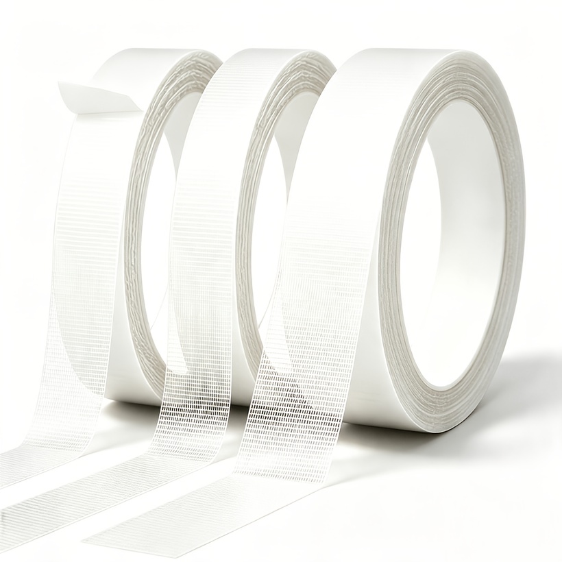 TEMU 3-roll No-sew Hemming Tape Suitable For Curtains - Self-adhesive Plastic Hem Strip With , Suitable For Shortening Window Drapes, Dirt & Cat
