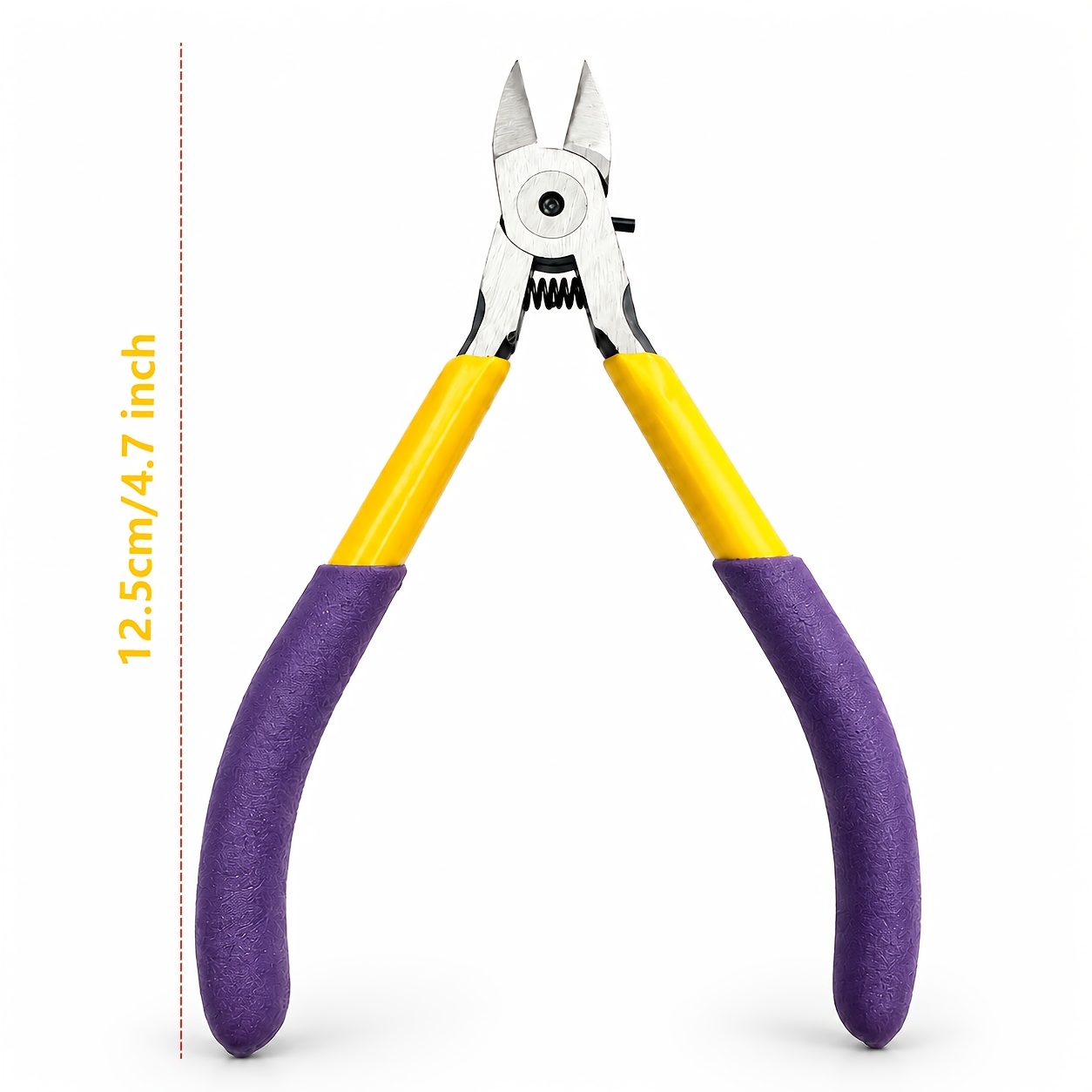 TEMU 1 Mini Flush Cutting Pliers, Model-specific Cutters | Built- For Effortless Cutting, Non-slip Handle, Chrome Vanadium Steel Quenched Sharp Blade