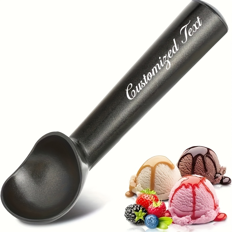 

Custom Engraved Heavy-duty Metal Ice Cream - , , Easy To Clean, Ice Cream, Cookies, Pasta - Kitchen Tool With Personalized Text Option