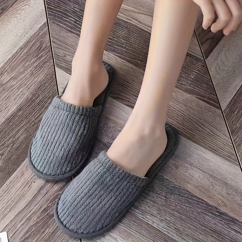 

Luxury Coral Fleece Slippers, Soft Comfortable Durable, Anti-slip Slippers With Premium Texture, 7mm Thick Sole, 6mm Thickened Fleece Material