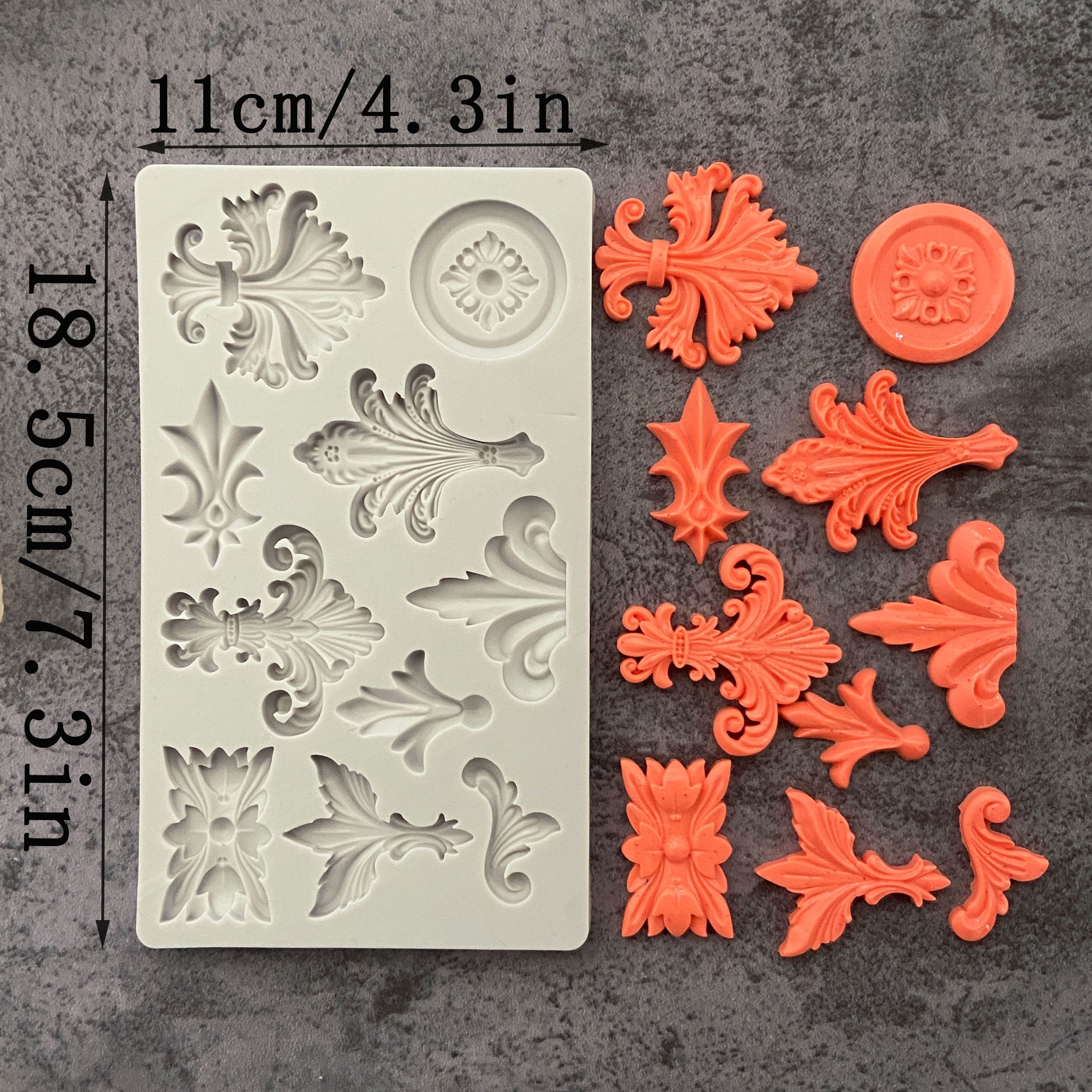 European Vintage Relief Combination Pattern Silicone Mold Fondant Mould Cake Decorating Tools Chocolate Gumpaste Molds, , Kitchen Gadget
