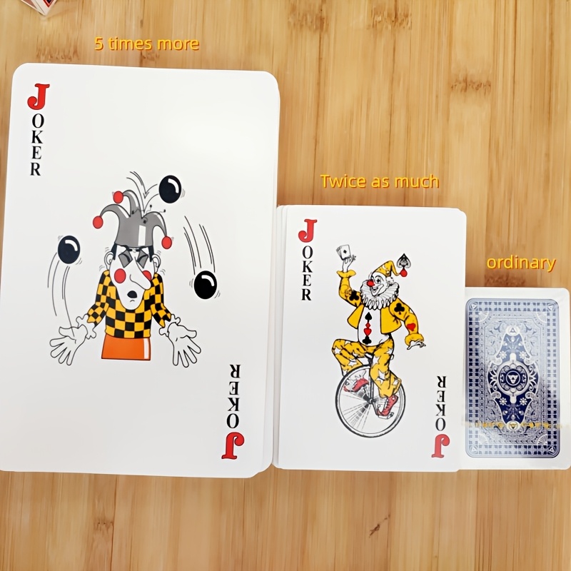 1セット 54枚 大型ダブル＆トリプルサイズ プレイカード 広告用