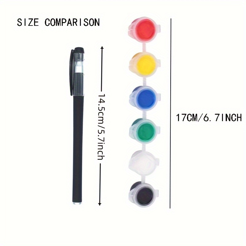 A Set of 12 Acrylic Paint Colors with 2 Paintbrushes, Suitable for School Art Projects And Crafts, Including a Set of Oil Painting Brushes.