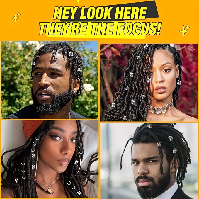   WIG 81pcs Viking     &   Ornaments   - Преміальні прикраси для   та аксесуари для дредів, прикраси для локів для жінок, аксесуари для плетіння, намистини для бороди для чоловіків, коси, локи, прикраси для любителів вікінгів, детальніше 4