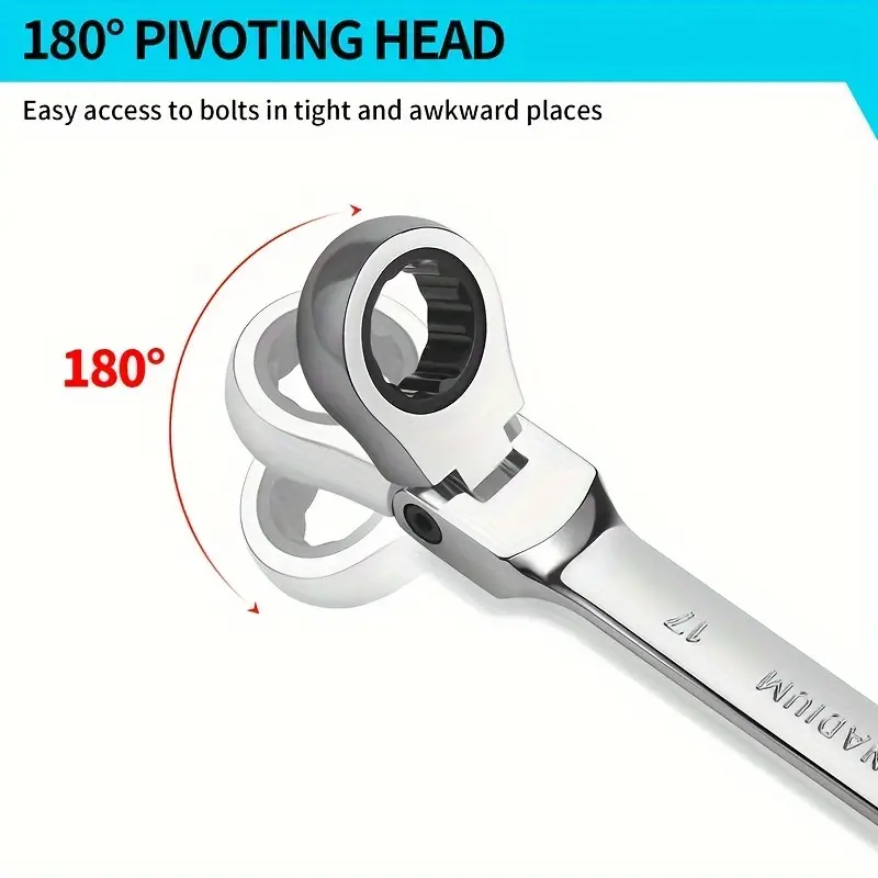 double purpose wrench ratchet wrench manual tool wrench set universal car wrench car repair tool details 2