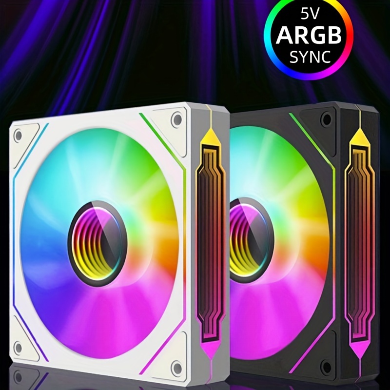 prism 4 pro case cooling fan pwm for smart temperature control with argb lighting compatible with servers details 7