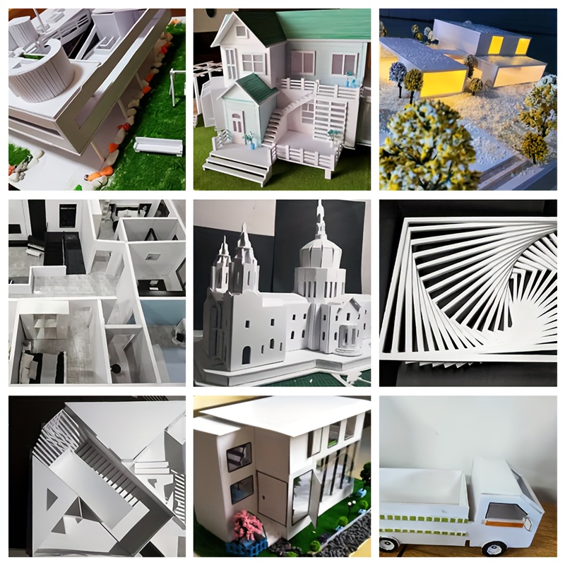 diy architectural model making kit 200x200mm abs plastic Temu