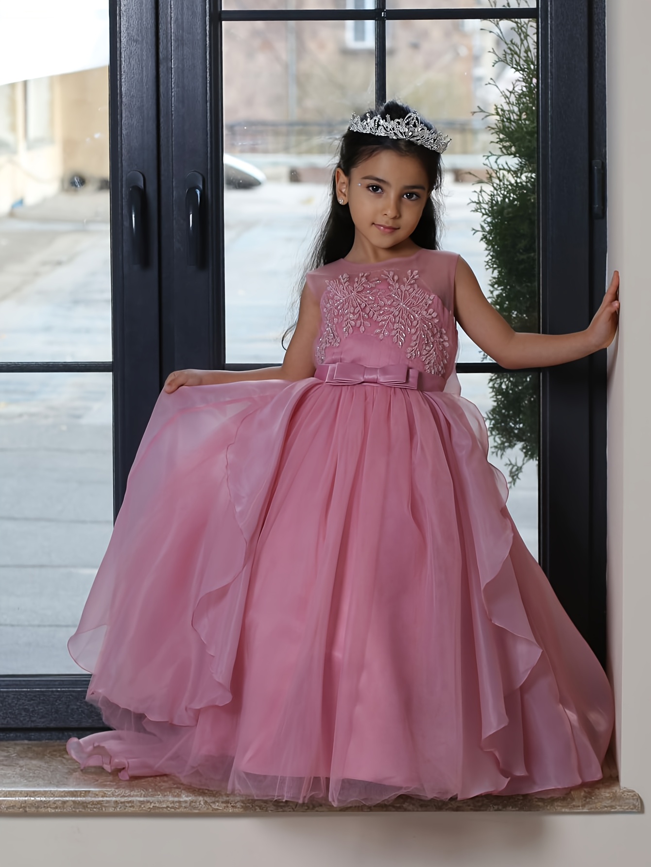 duck egg blue maxi dress Ophelia Duckegg Boho Lace Short Sleeve A rounded neckline is Black Long Birthday Dress SPRING24 D4 Size:5-6 Years (130cm)
