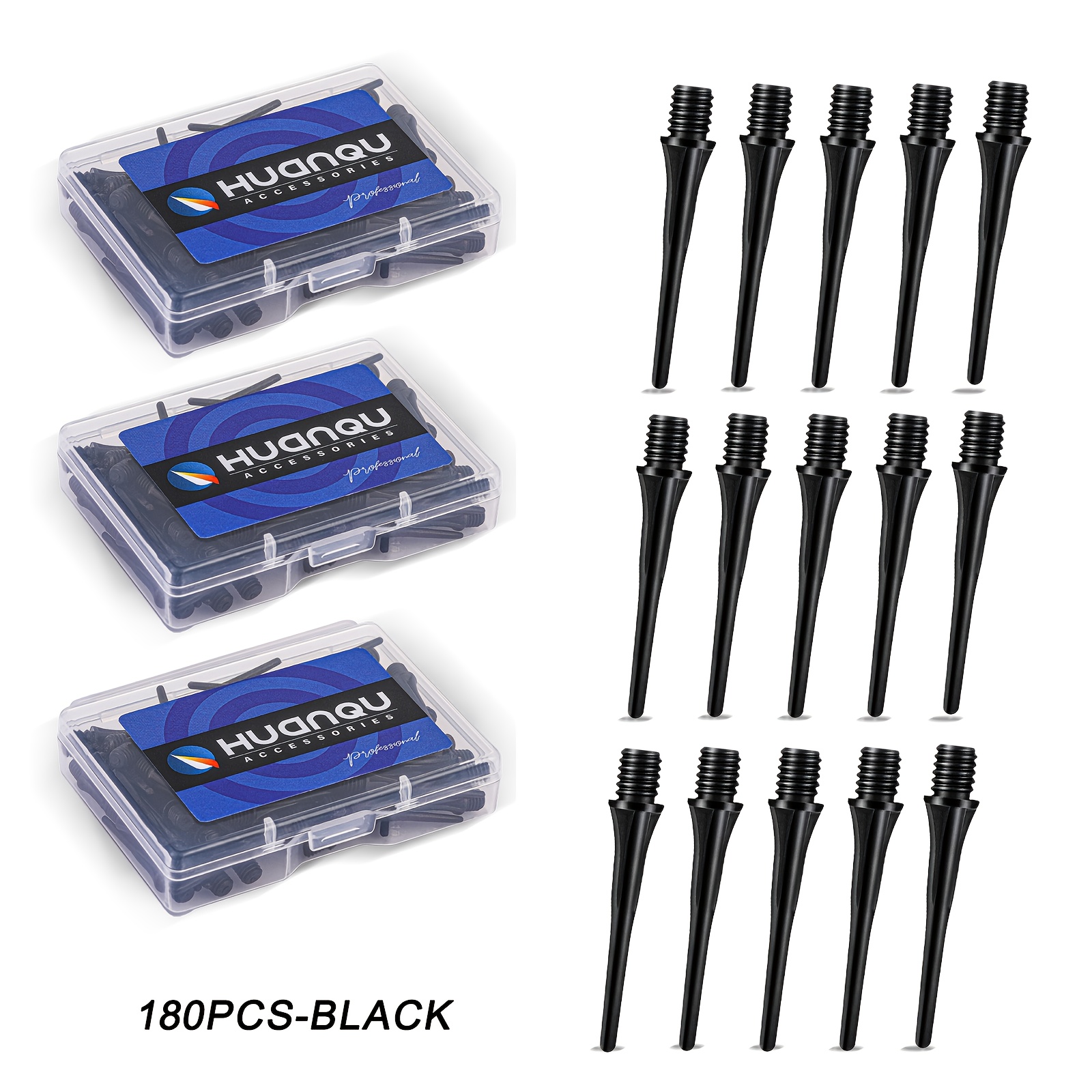 120pcs/180pcs Soft Dart Tips - 9 Color Options For Safe And Smooth Play - Durable Dart Additions For All Darts