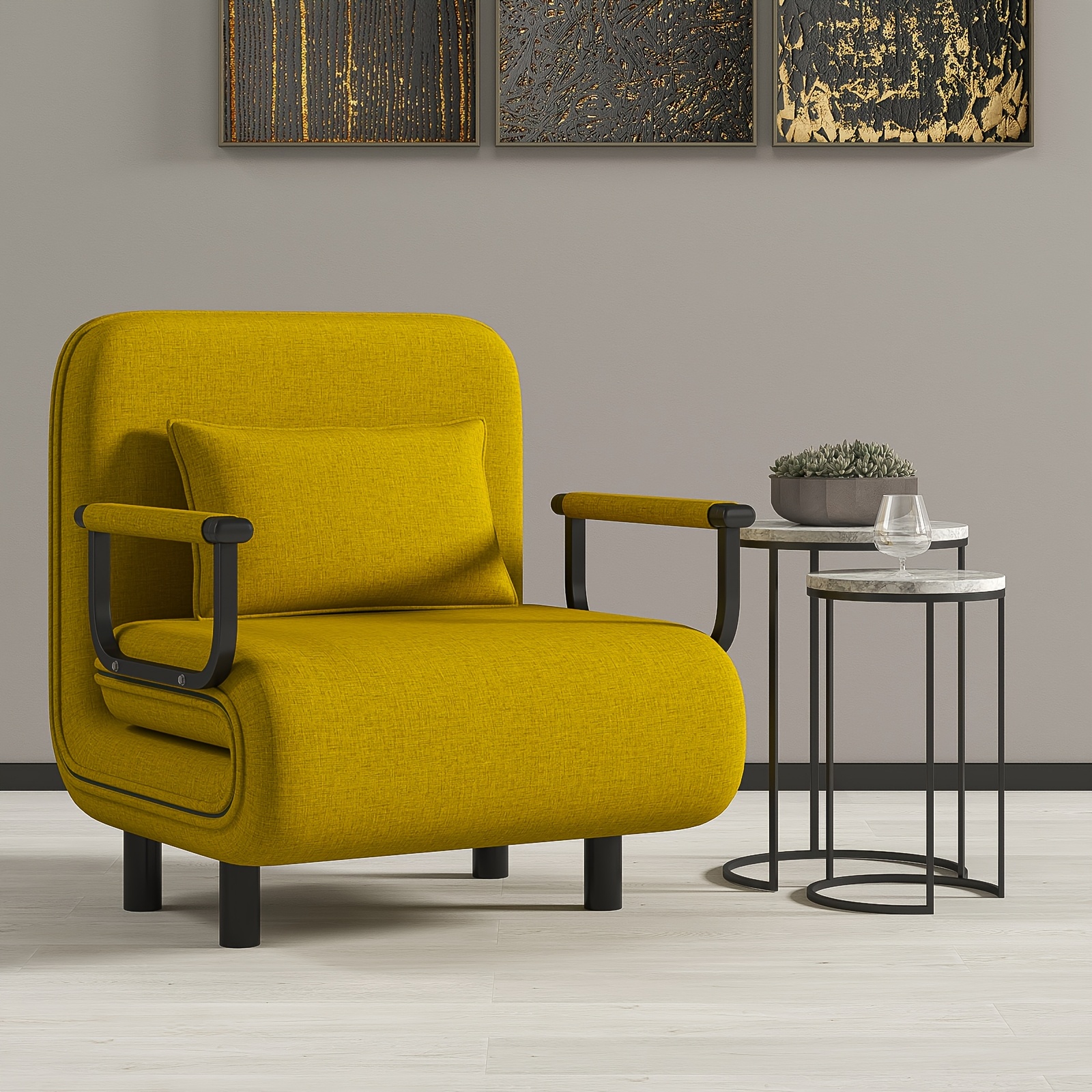 TEMU Letto Pieghevole e Regolabile Fabulcozy per Decorazioni Natalizie Appartamento, con Poggiatesta Facile da Pulire, 85CM X 68CM X 60CM, per