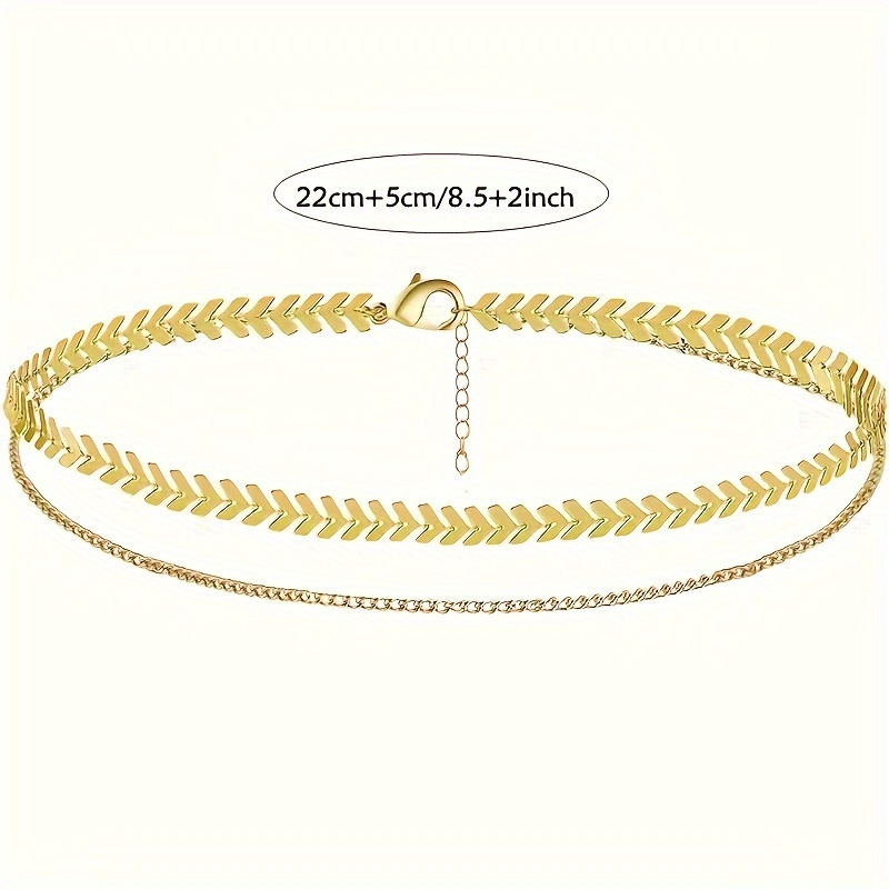 Wheat Spike Chain Beach Anklet for Women