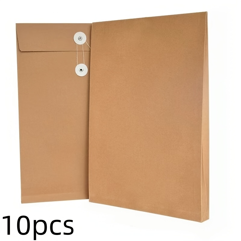 Image of 10pcs Paper Folder, Document Paper Organizer Work Document Storage Bag