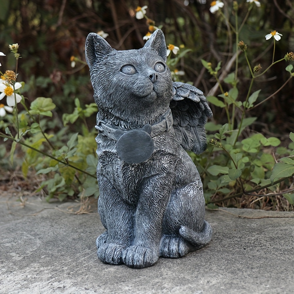 Fluffy Cat Memoial Stake Pesonalized, Cat Gave Makes