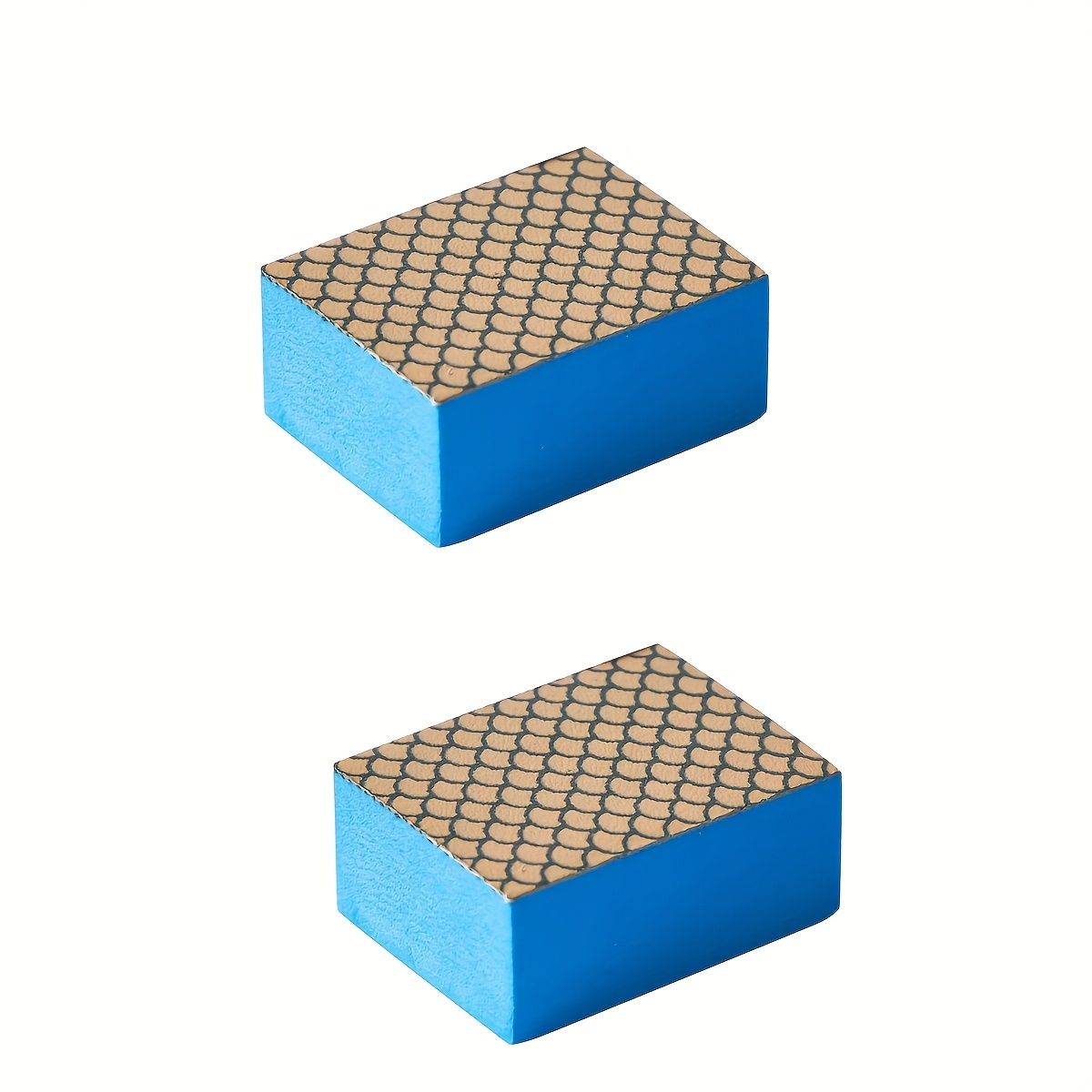 2pcs - Diamond Sand Sponge For Cleaning Bathroom Glass, A Powerful Tool For Removing Stains And Without , .