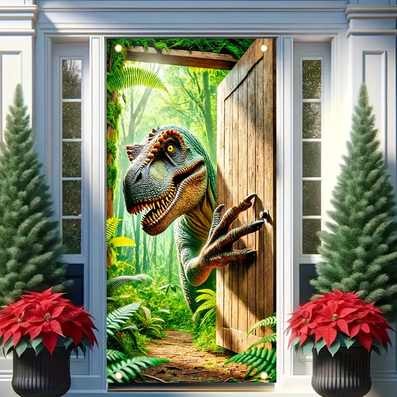 

1pc 2d Door Banner Polyester: Door Opening , Holiday Decor Door Cover, Door Cover, Door Cover Banner - 90.0cm/35.4" X 180.0cm/" - Suitable For Indoor And Outdoor Use - No Power Required