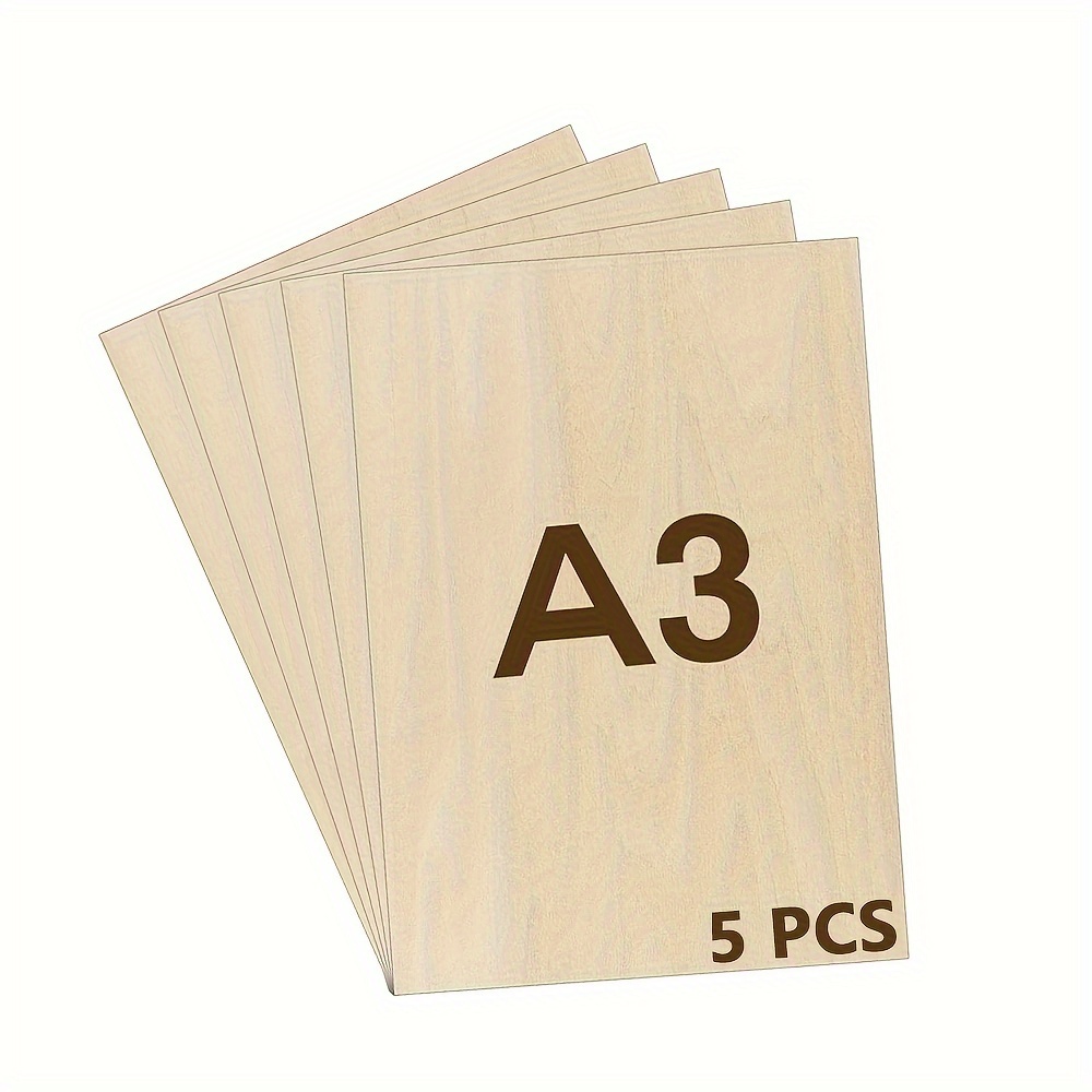 9 Stück Birkensperrholzplatten, 0,6 X 30,5 X 43,2 Cm – Dünn, Für Laserschneiden & DIY-Projekte