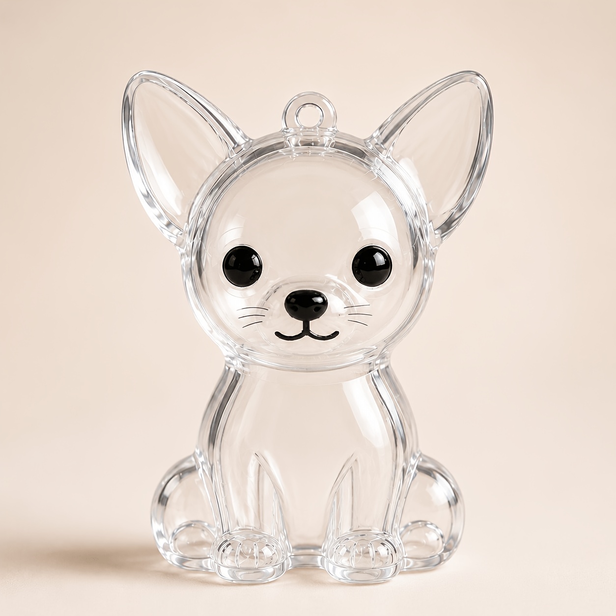 TEMU 1 Transparent Puppy Storage Box For Storing Puppy Fur As A Keepsake, A Transparent Pet Fur Keychain, A Portable Pet Fur Memorial Bottle, A Cute