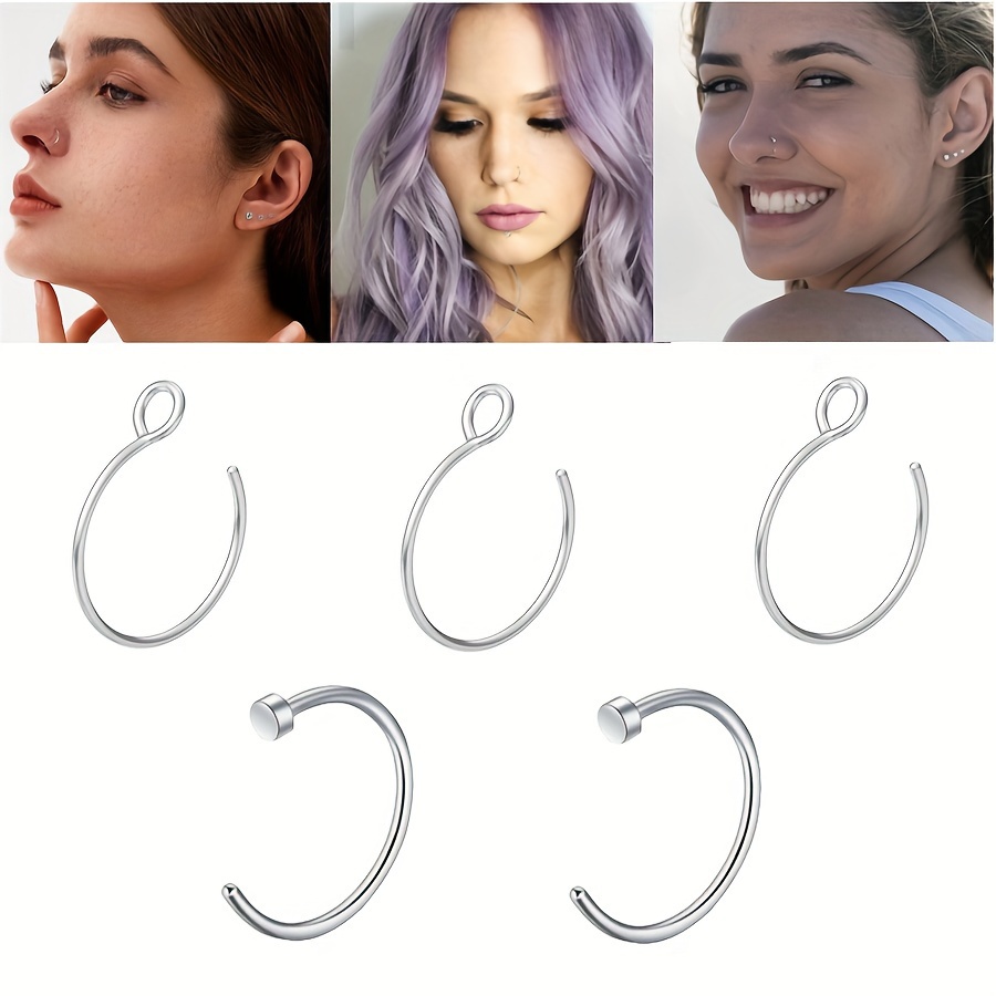 Fancy nose online hoops