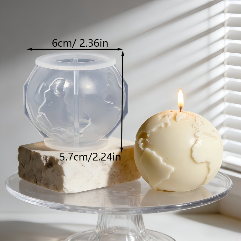 TEMU Earth Ornament Clay Mold, Decor Mold, Irregular Geometric Making Tool Suitable For Home Desktop Decoration, Handmade Geography Enthusiast