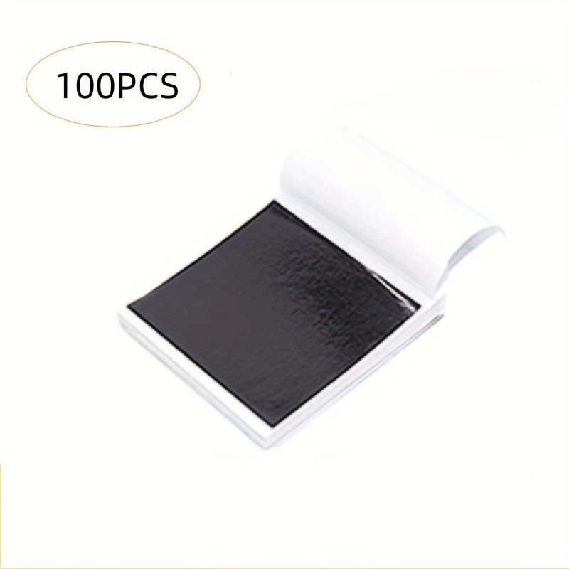 100pcs Golden Foil DIY Art Craft Paper - High-Quality, Smooth Finish for Scrapbooking, Scrapbooking Essentials|Vibrant Cover Design|Smooth Texture, Scrapbooking Supplies