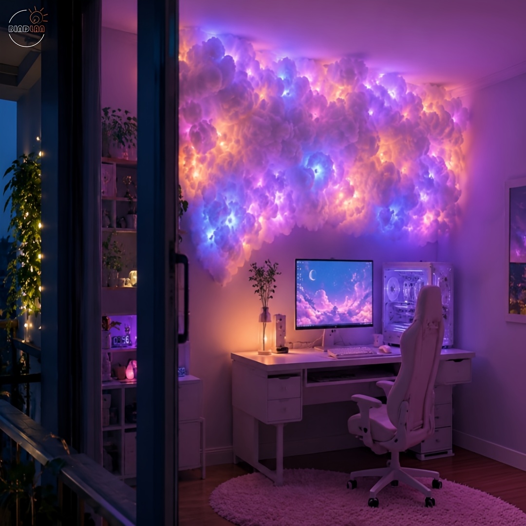 LED Thunder Cloud Smart Light with Music Sync Color Changing