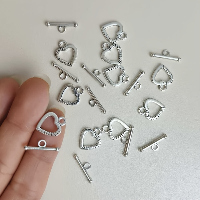 20pcs/set Screw Thread Ot Clasp Connector Toggle Antique Silvery Color For Jewelry Making Diy Bracelet Necklace Accessories