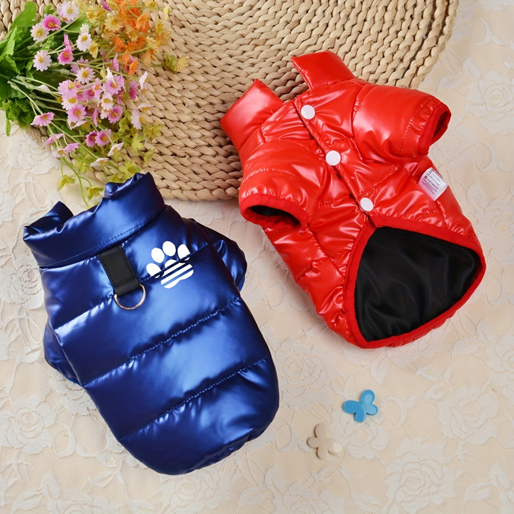 

Cozy Padded Pet Jacket For Small - Winter/fall , Machine Washable, Non-waterproof, Cat, Dog, Cotton Padded Coat, Cold Weather