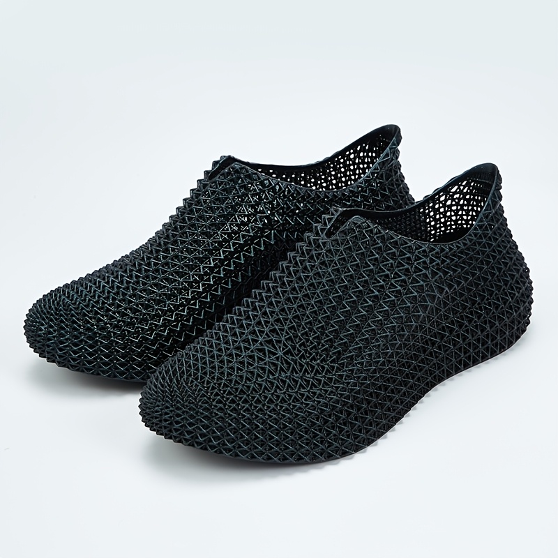 Men's Casual Sneakers, Summer Trendy Fashion Versatile Durian Shoes, Anti-Slip Wear-Resistant Breathable Zero-Touch Running Shoes, Circulating Breathability, 3D Structural Design, Fully Enclosed Sole Prevents Stones from Getting Stuck and Avoids Foot