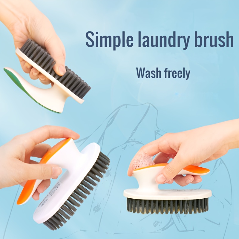 

2-in-1 Laundry & Shoe Brush - , Stain Removal, , For Home/travel, Fabric Safe,