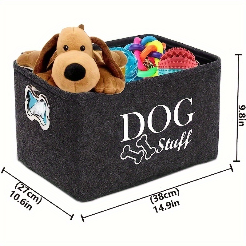 durable pet toy storage box metal handle small dogs cats Temu