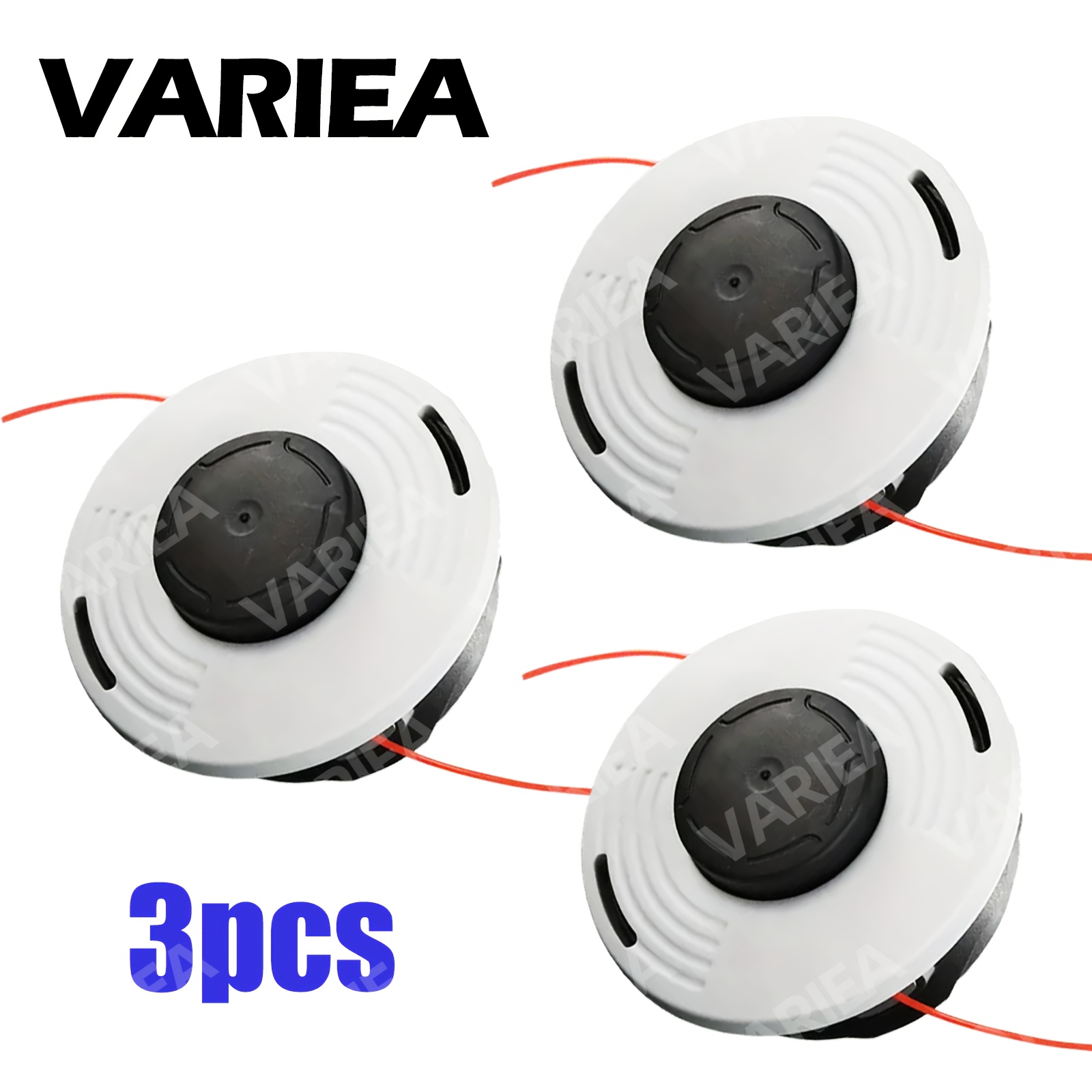Image of Variea-3pcs 46-2 Trimmer Head M12*1.5 Replacement 46-2 Fits Fs260 Fs160 Fs220 Fs280 Fs290 Fs310 Fs350 Fs360 Fs410 Fs460 Fs490 String Trimmer Brush Cutter 4003 710 2189