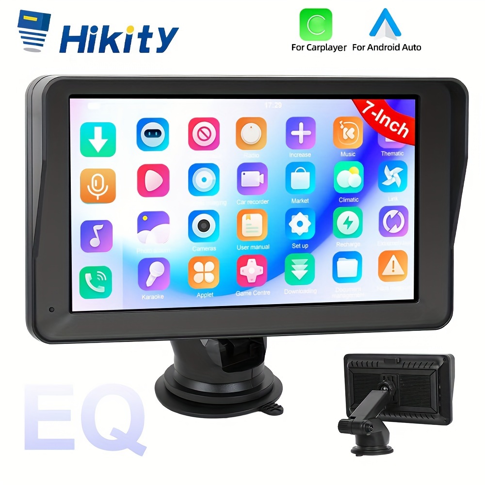 

Hikity 7-inch Wireless Carplayer For Auto, Screen Car Stereo Autoradio Fm Gps Navigation With +backup Camera (optional)