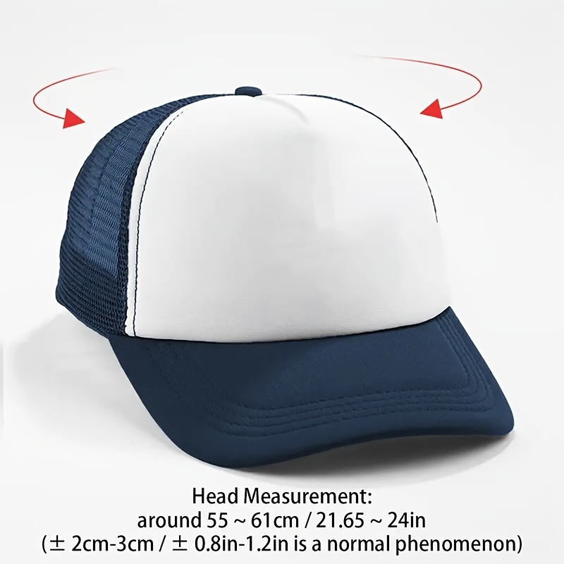 10pcs Customizable DIY Casual Style Baseball Caps