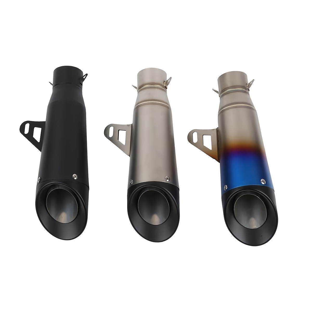 universal motorcycle exhaust pipe modification with 51mm diameter suitable for yamaha r6 r15 r1 r3 mt07 tmax155 xmax  250 pcx125 and many other motorcycles details 2