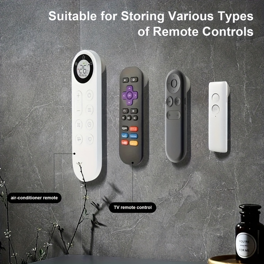 Soporte Magnético Para Control Remoto De TV - Se Pega En La Pared, Organiza Tu Salón U Oficina
