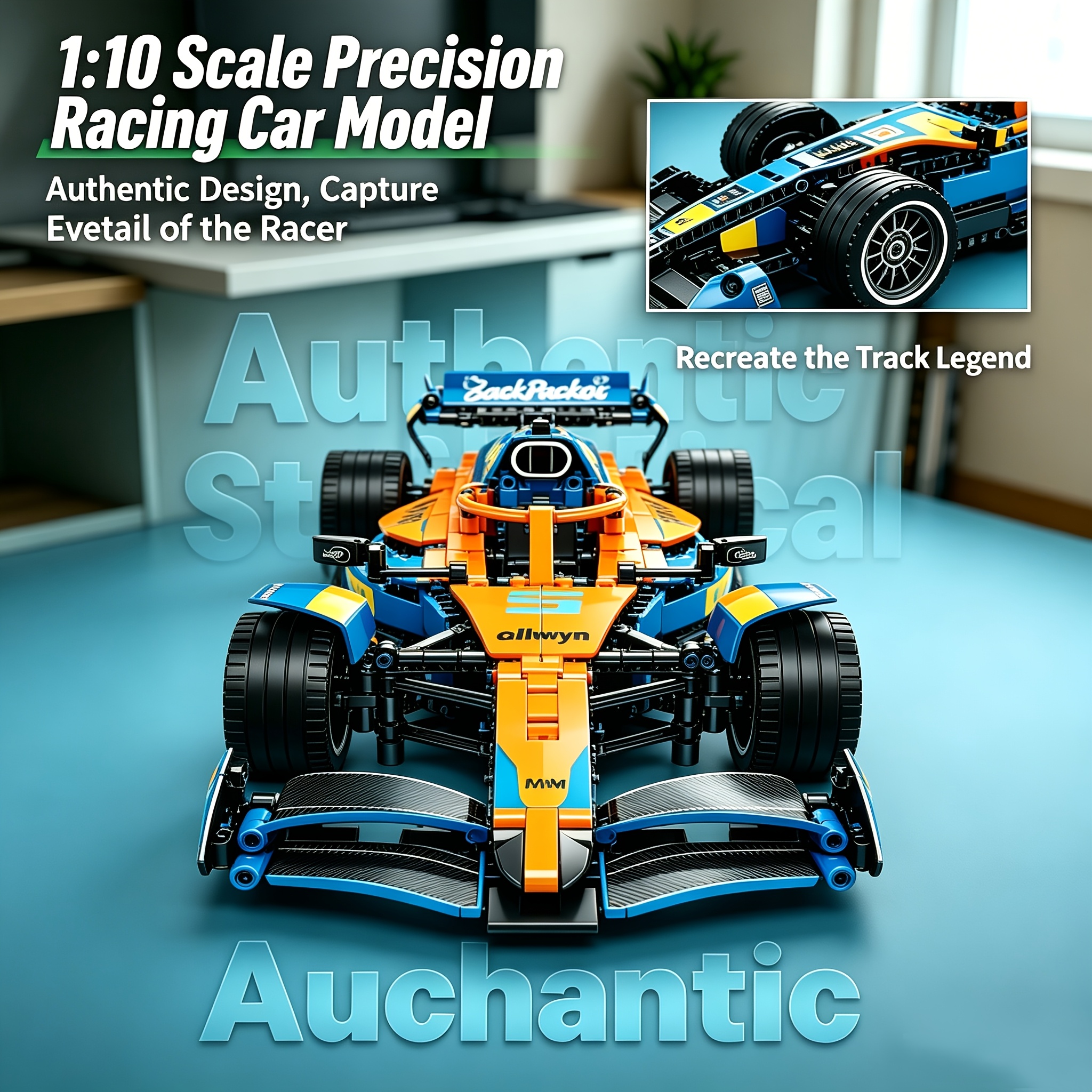 Creative Classic Sports Car Building Block Model Set