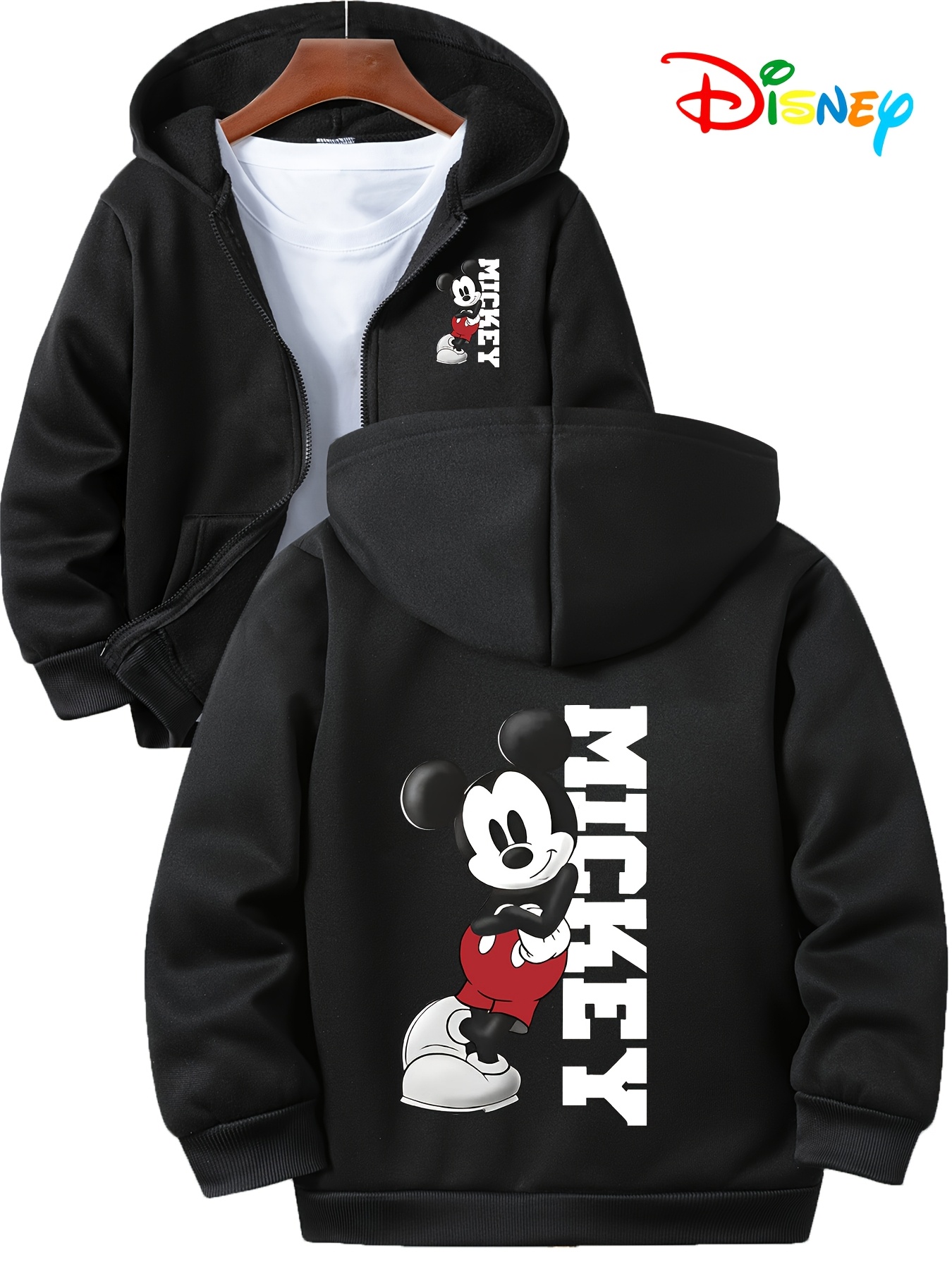 boy zip up hoodie sold on Temu United States