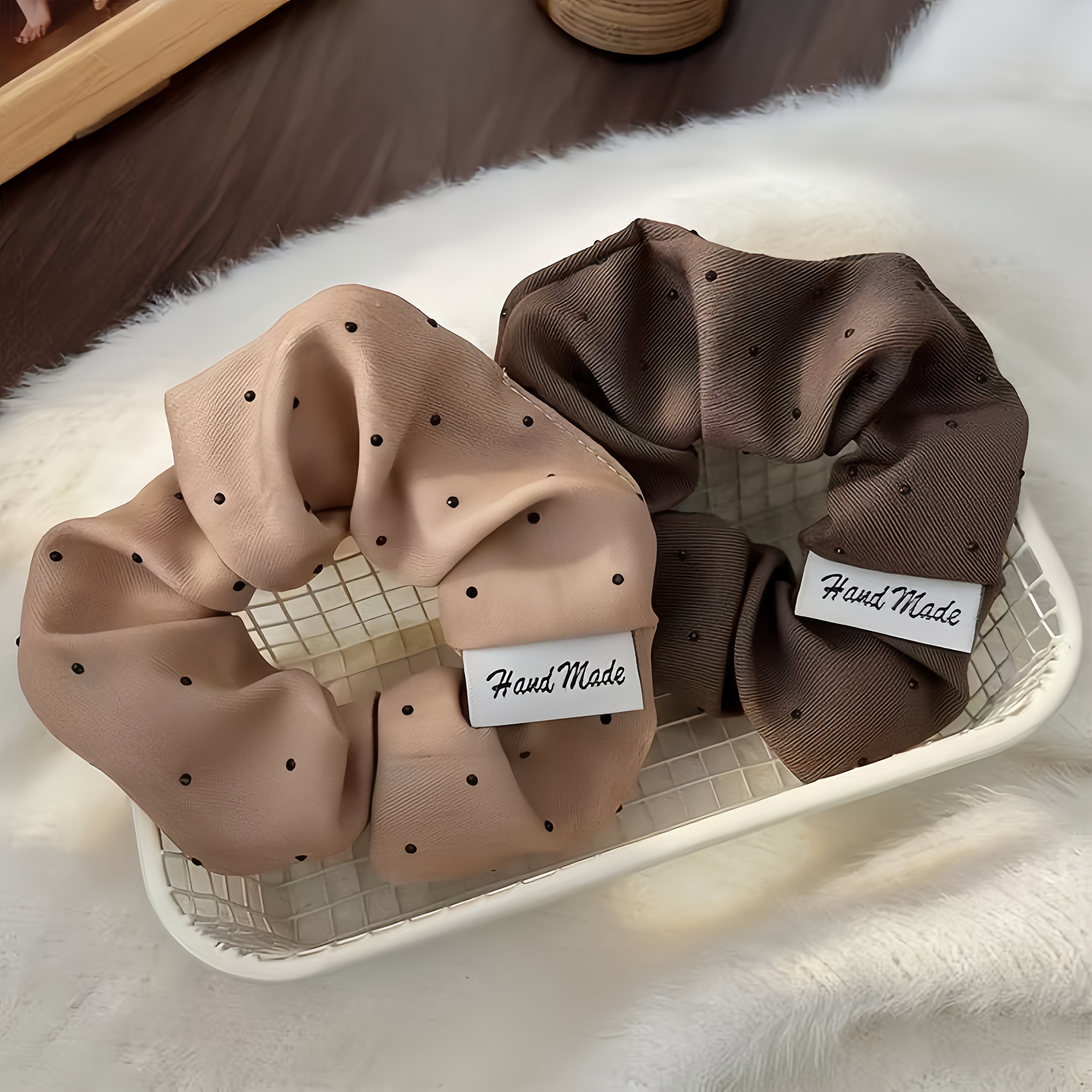 TEMU Set Fascie per Capelli Grandi Marroni Stile Ispirate a Instagram Minimaliste a con Strass , Versatili e Nuovo Stile /Inverno per Donna