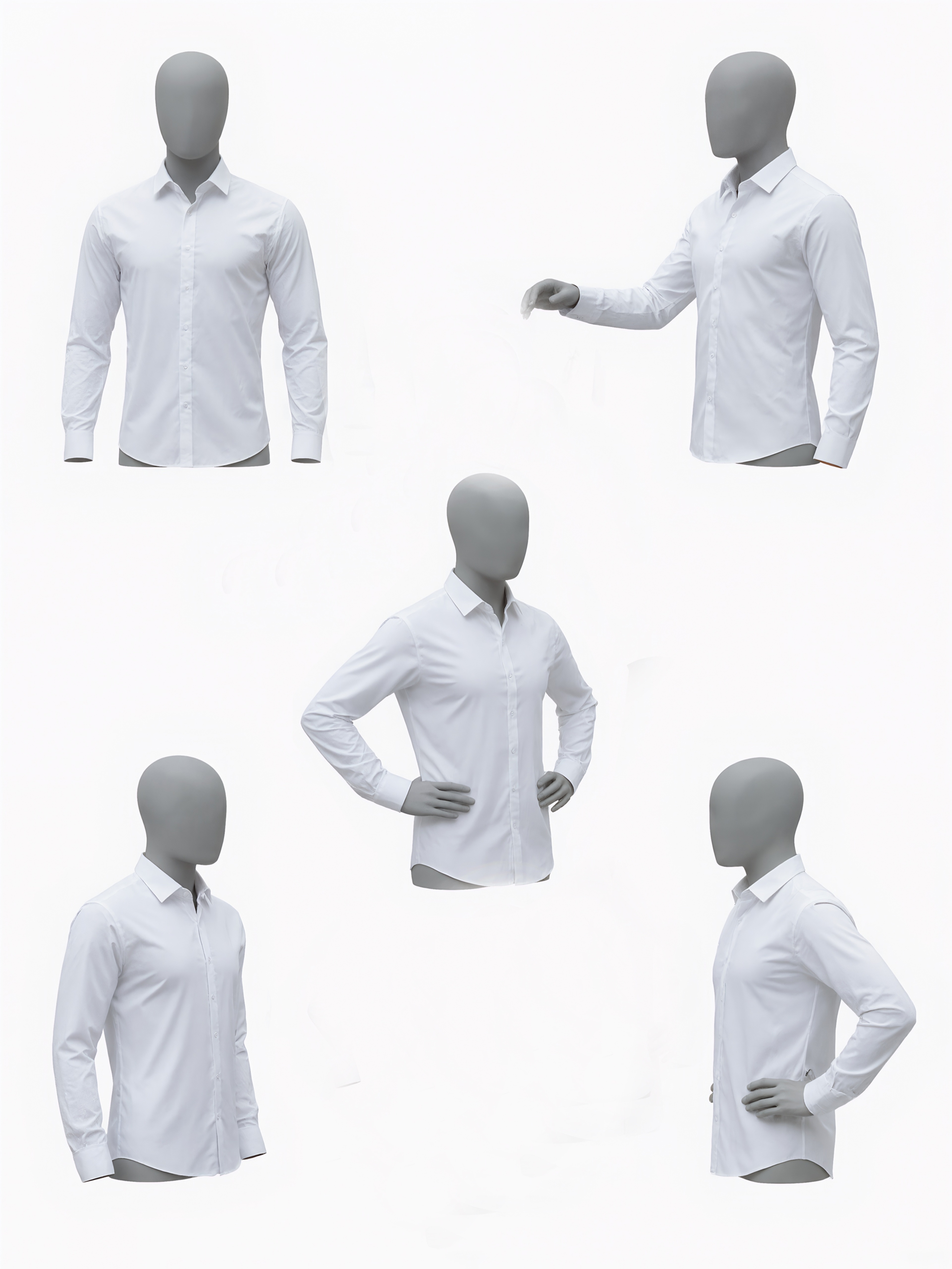 slim fit dress slacks Blue Muscle Fit Dress Shirt | After Midnight Blue main image 1