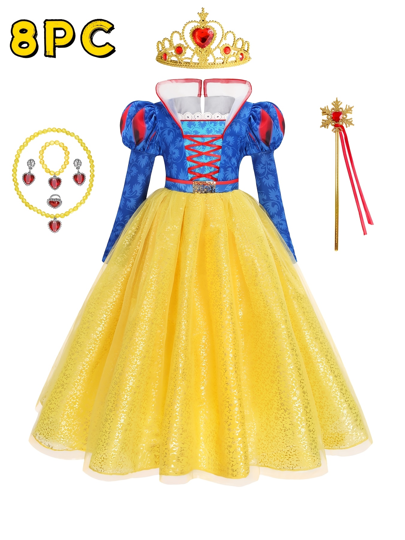 8pcs girl princess dress easter - Temu Poland