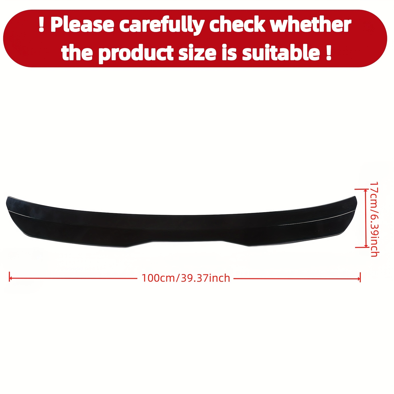 Temu – TEMU Trunk Lid Roof Window Sport Spoiler Wing Fiber Accessories Modification, Vehicle Upgrade, Car Styling Parts, Sports Car Accessories, Aerodynamic