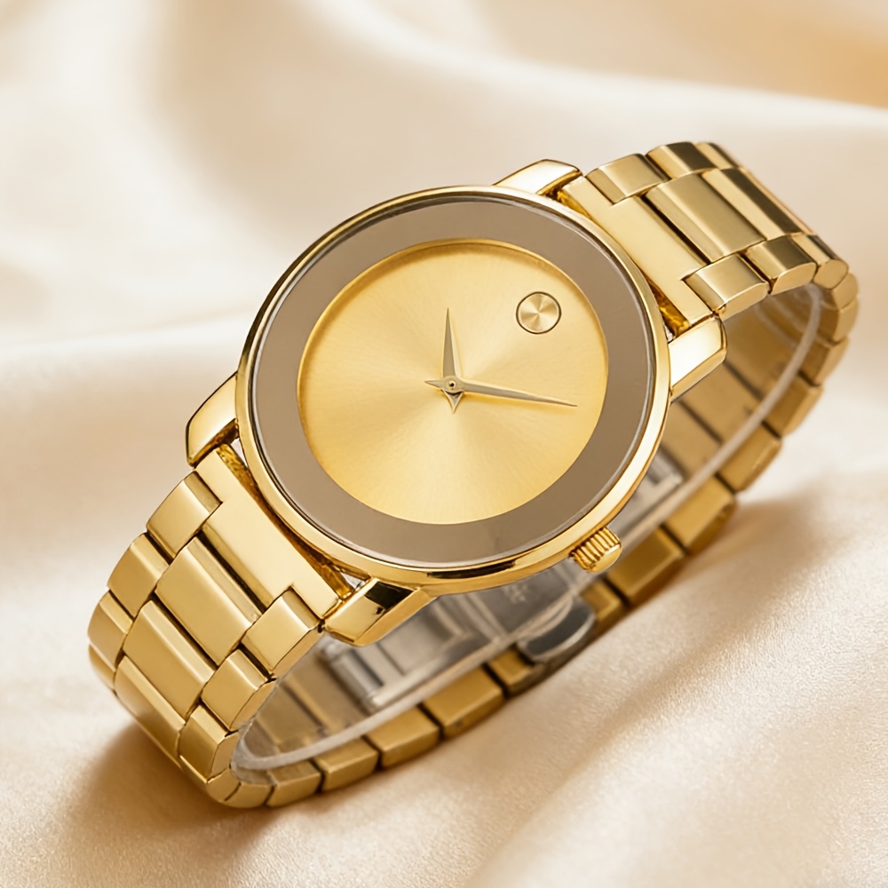 TEMU Easy Men's Alloy Watch Creative Casual Quartz Watch